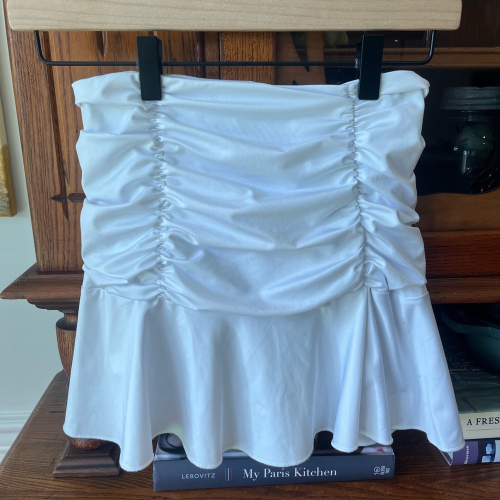 White Mini Skirt
